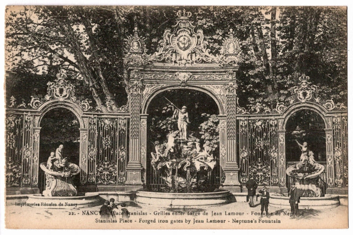 2878 1905 Place Stanislas Nancy France Vintage Postcard