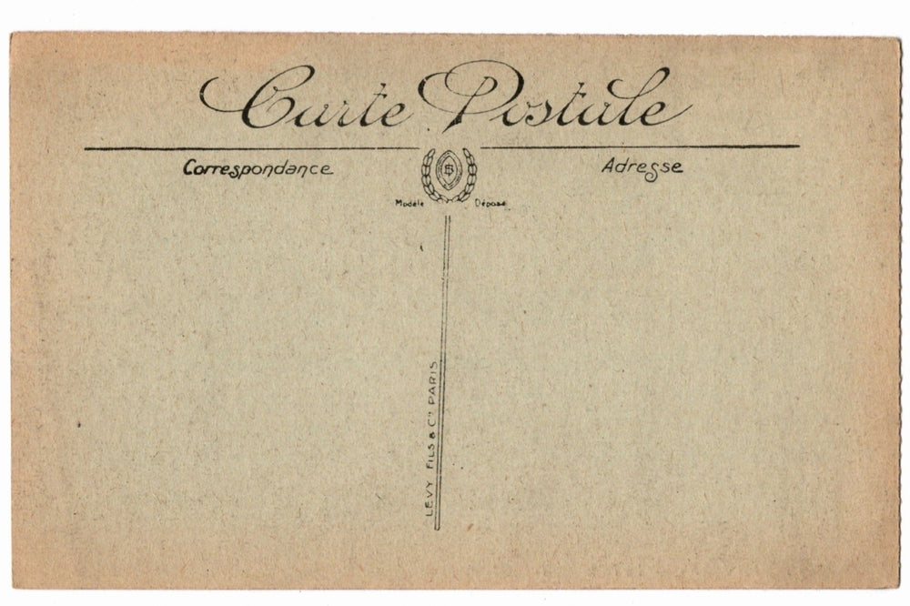 Vintage  postcard with 'Carte Postale' text and address line .