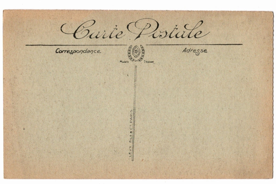 Vintage  postcard with 'Carte Postale' text and address line .
