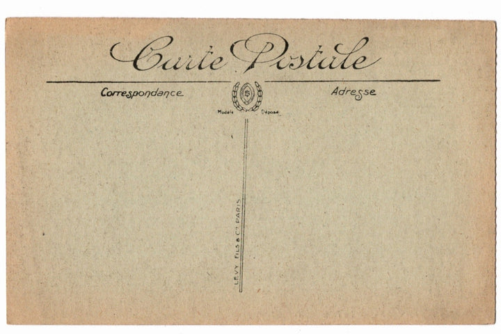 Vintage  postcard with 'Carte Postale' text and address line .