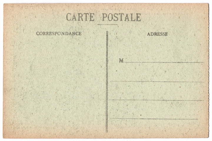 Vintage postcard back.
