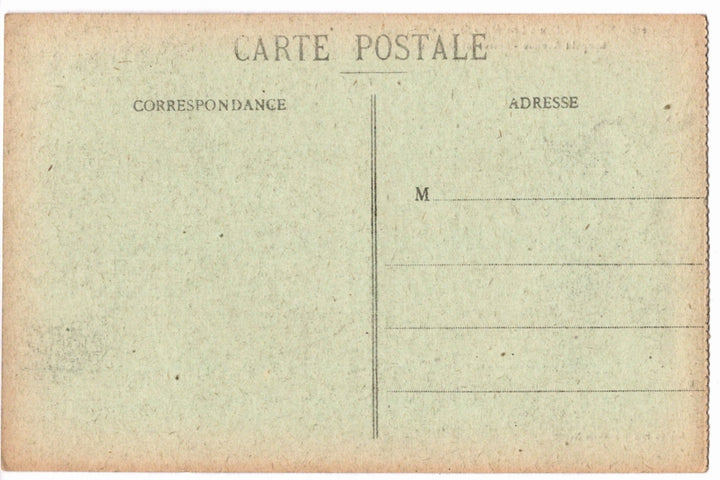 Vintage postcard back.
