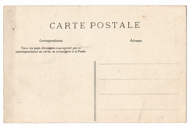 Vintage postcard back.