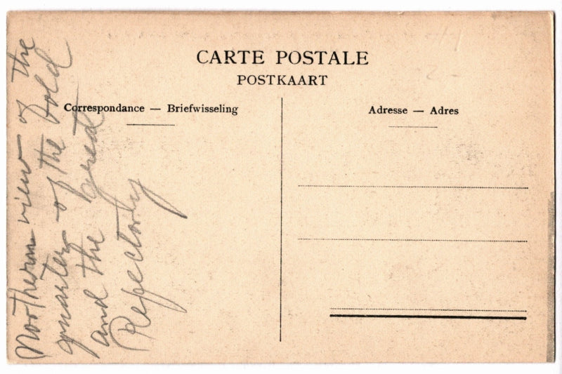 Back of postcard
