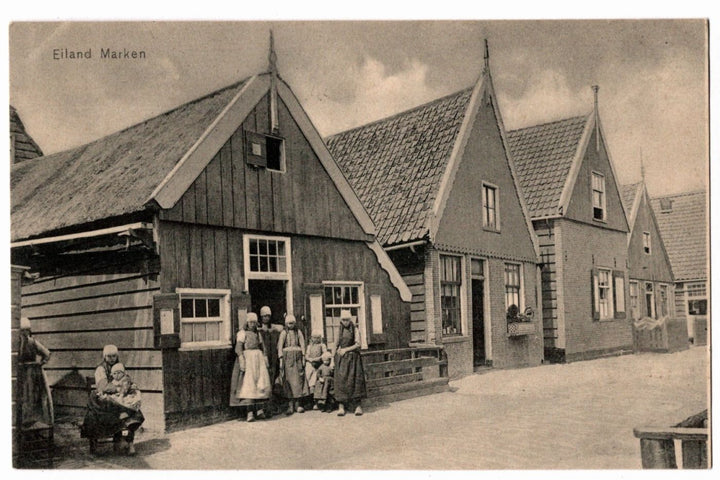 1905 Island of Marken Netherlands Vintage Postcard