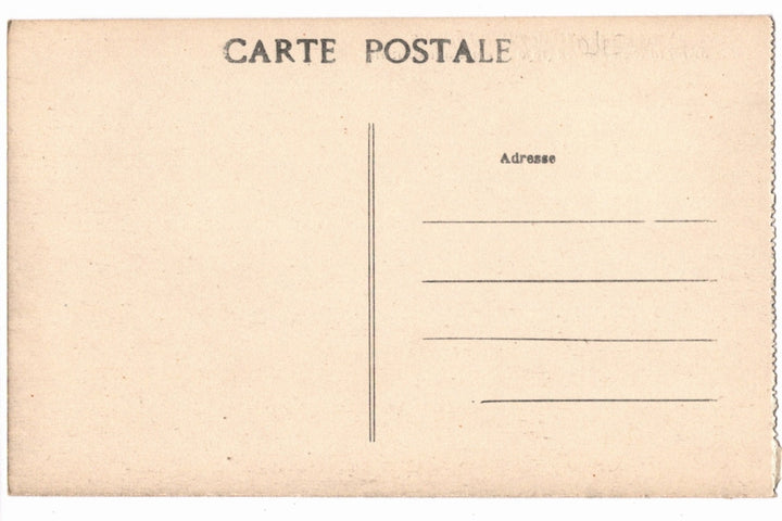 Back of a vintage postcard with 'Carte Postale' text and address lines.