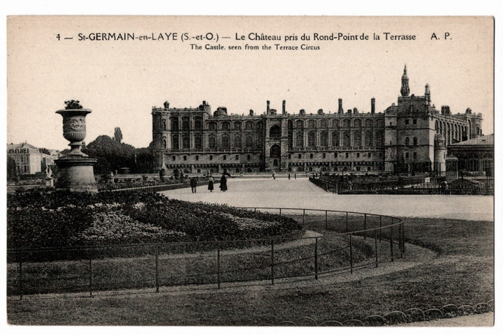 1905 Chateau de Saint-Germain-en-Laye France Vintage Postcard