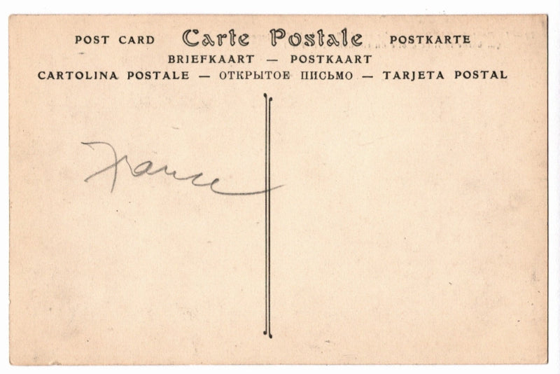 Back of postcard.