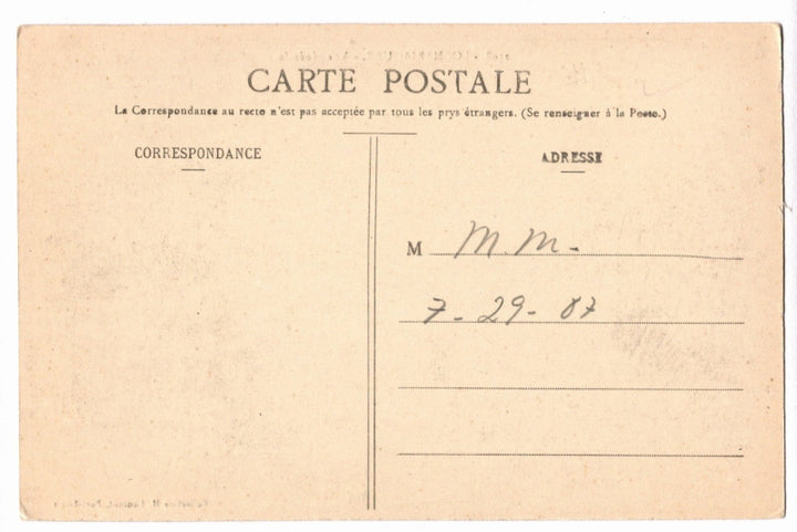 Back of postcard.