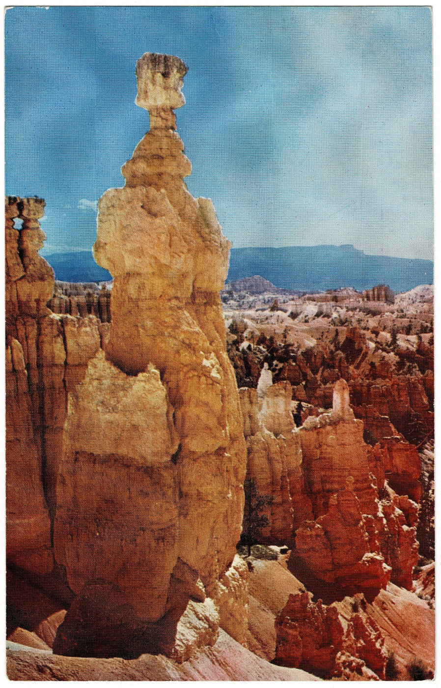1950s Thor's Hammer Hoodoo in Bryce Canyon Utah Vintage Postcard.