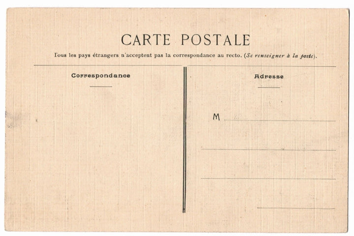 Back of a vintage postcard.