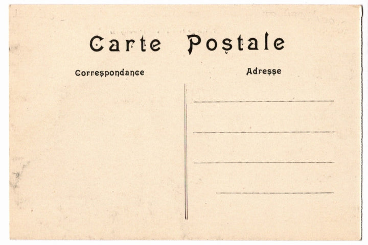 Back of a vintage postcard.