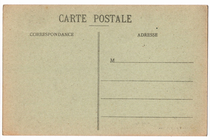Back of a vintage postcard.