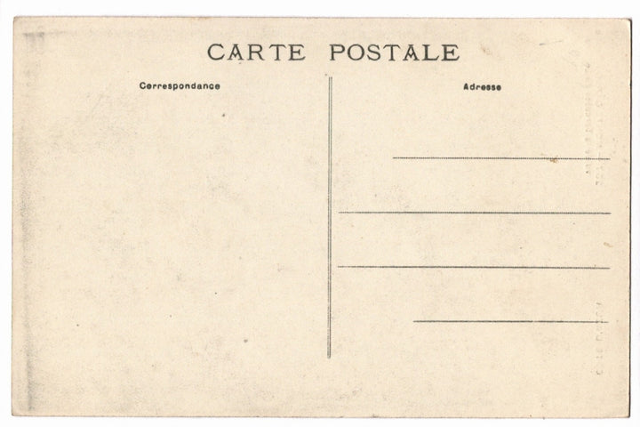 Back of a vintage postcard.
