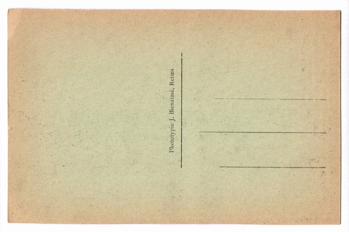 Back of a vintage postcard.