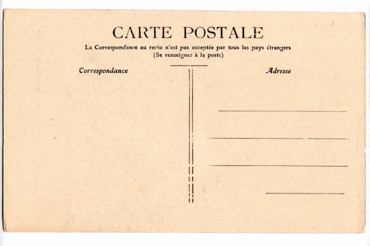 Back of a vintage postcard.