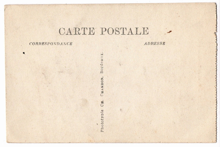 Back of a vintage postcard.