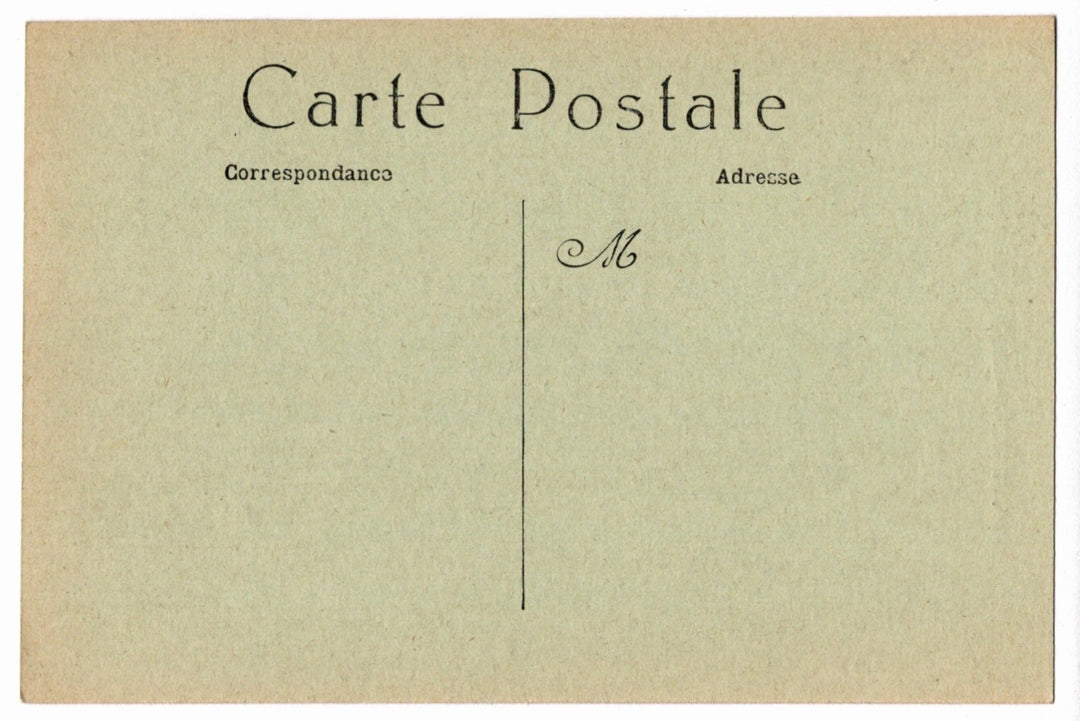 Back of a vintage postcard.