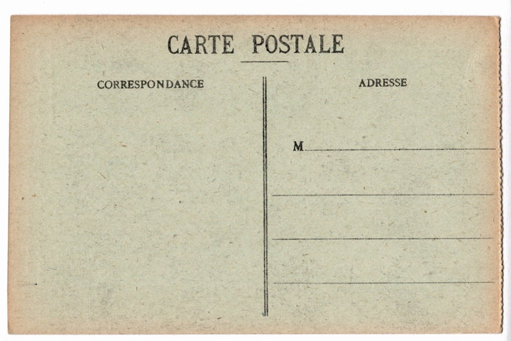 Back of a vintage postcard.