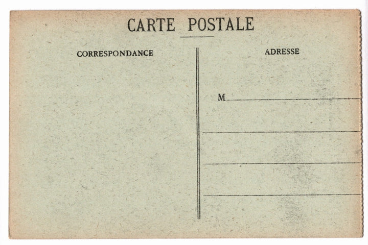 Vintage French postcard with 'Carte Postale' text and address lines.
