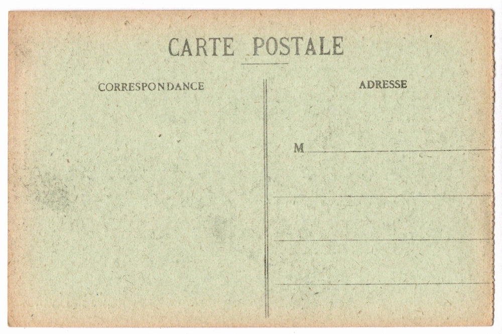 Back of a vintage postcard.