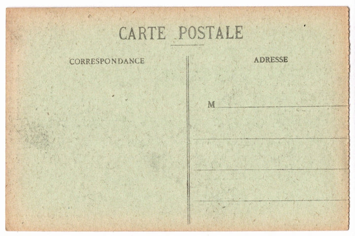 Back of a vintage postcard.