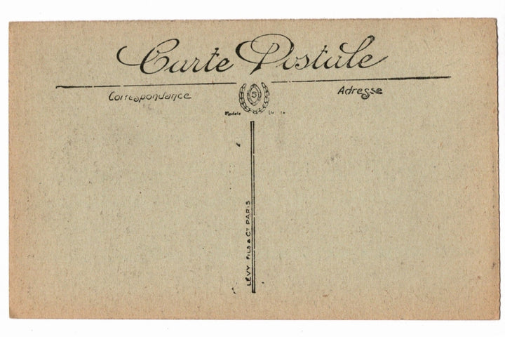 Back of a vintage postcard.