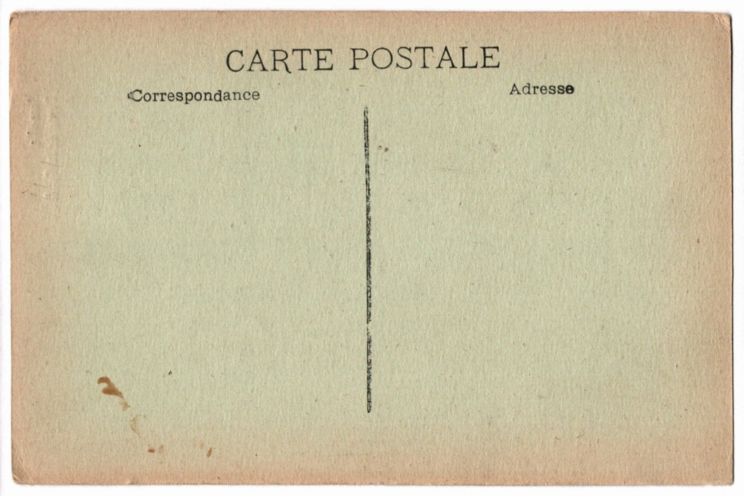 Back of a vintage postcard.