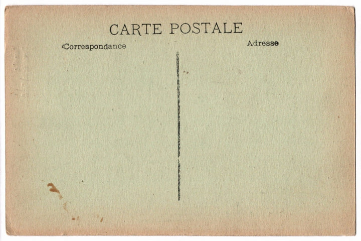 Back of a vintage postcard.