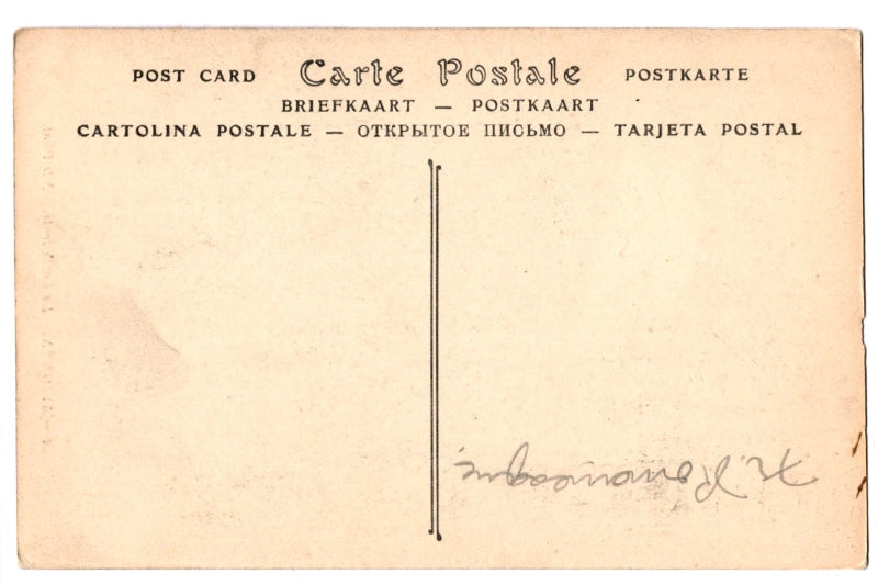 Back of postcard.