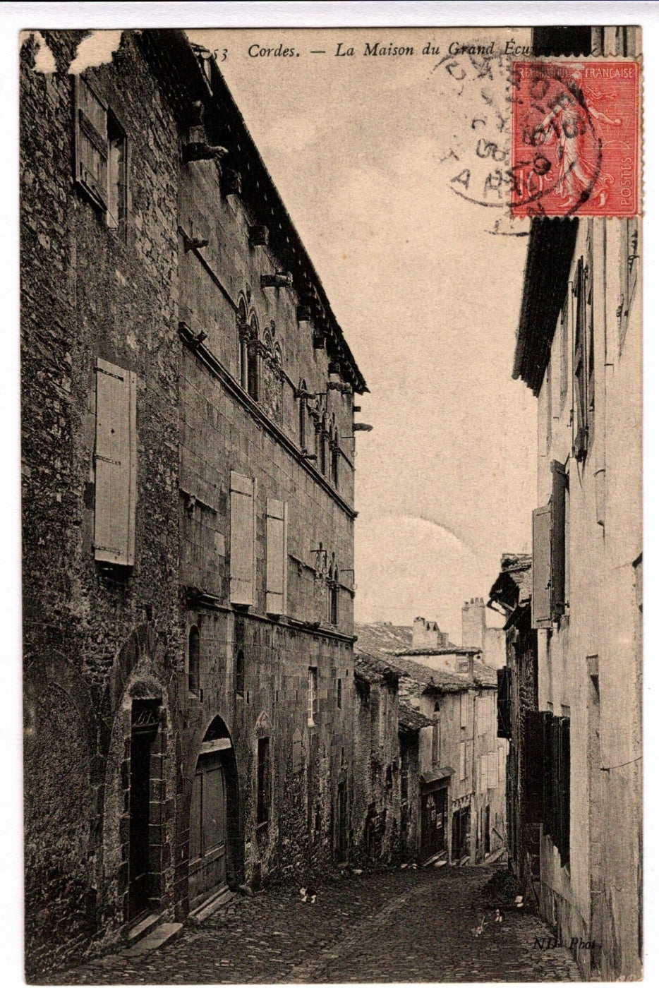1906 House of the Grand Squire Tarn France Vintage Postcard, TVC.