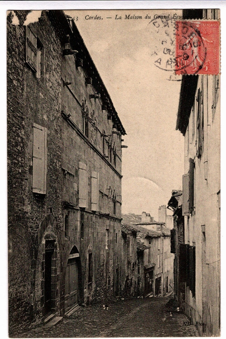 1906 House of the Grand Squire Tarn France Vintage Postcard, TVC.
