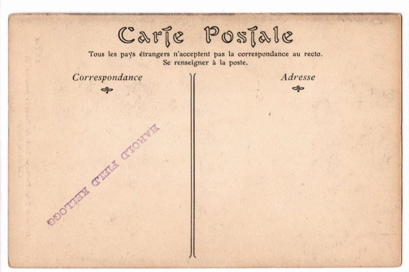 Back of postcard.