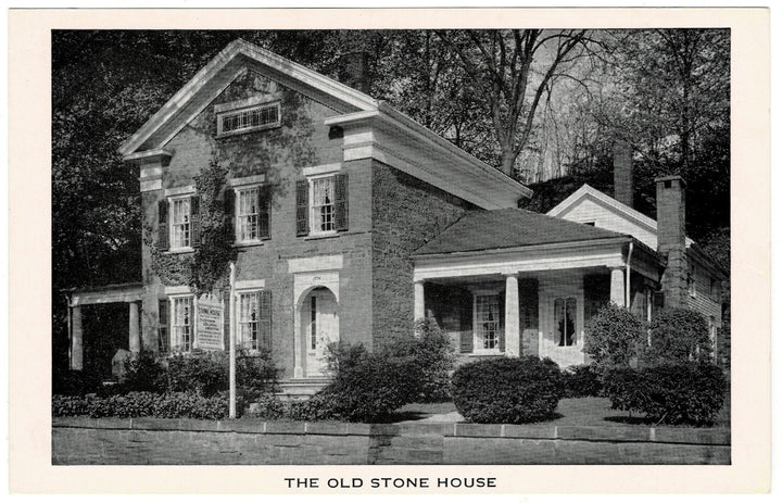 Old Stone House N Bennington Vermont Vintage Postcard Cushman Furniture.