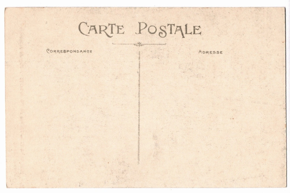 Back of vintage postcard.