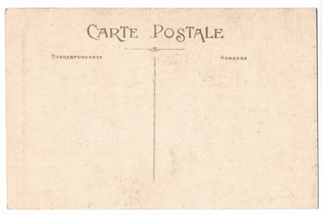 Back of vintage postcard.