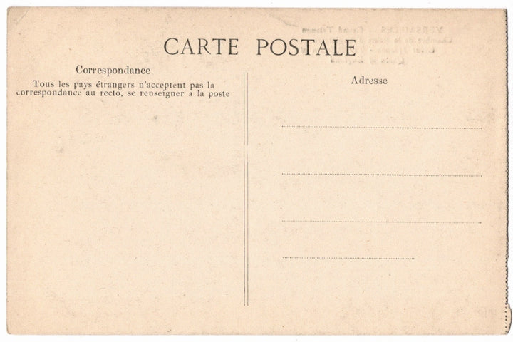 Back of a vintage postcard.
