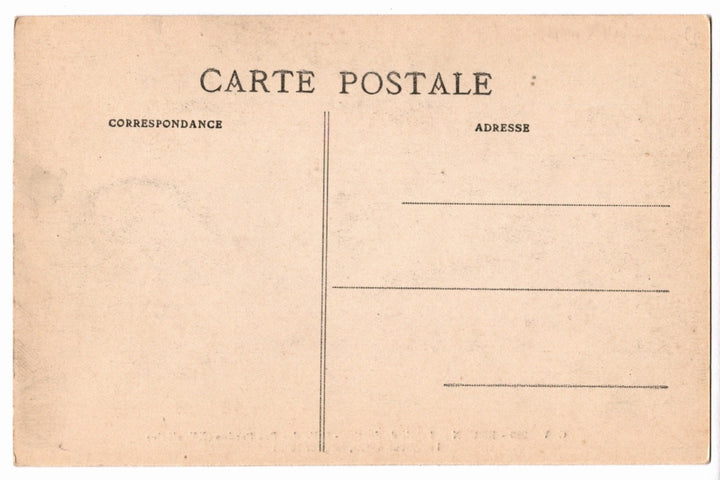 Back of a vintage postcard.