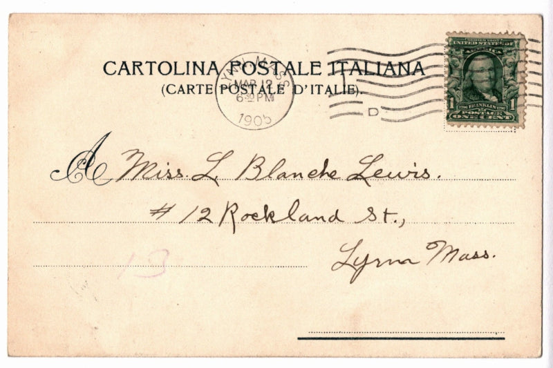 Back of postcard.