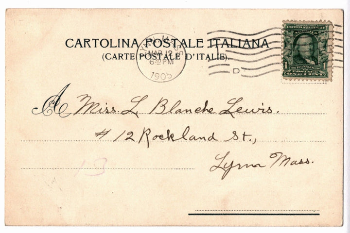 Back of postcard.