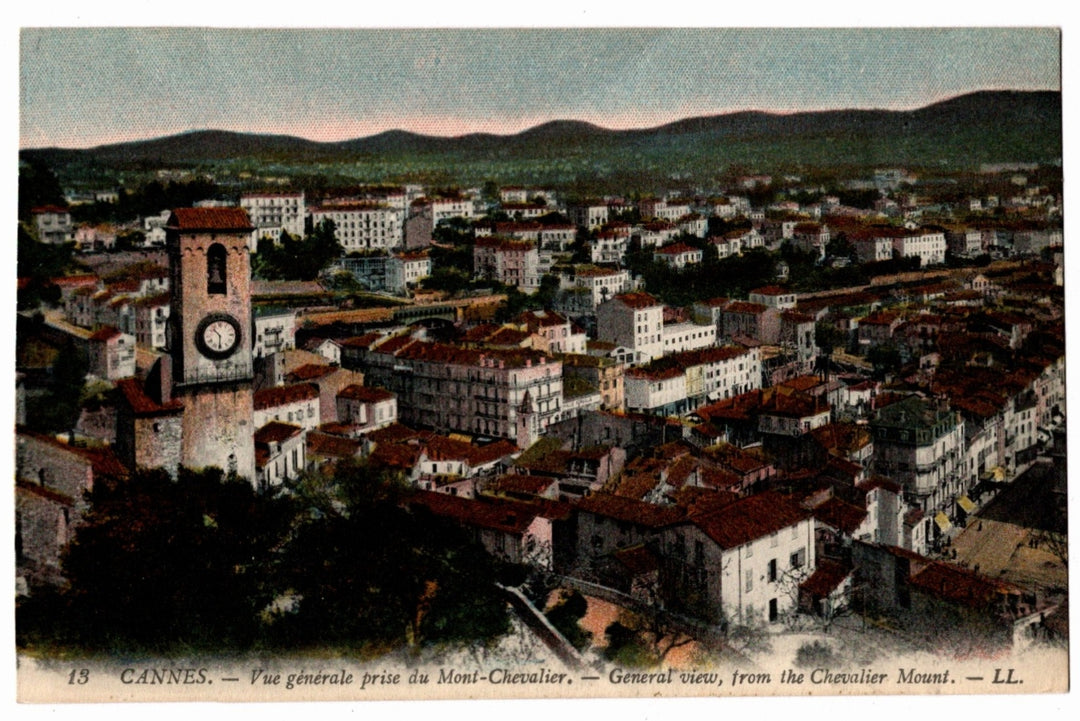 1904 Cannes France French Riviera Vintage Postcard.