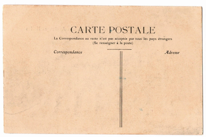 Back of a vintage postcard.