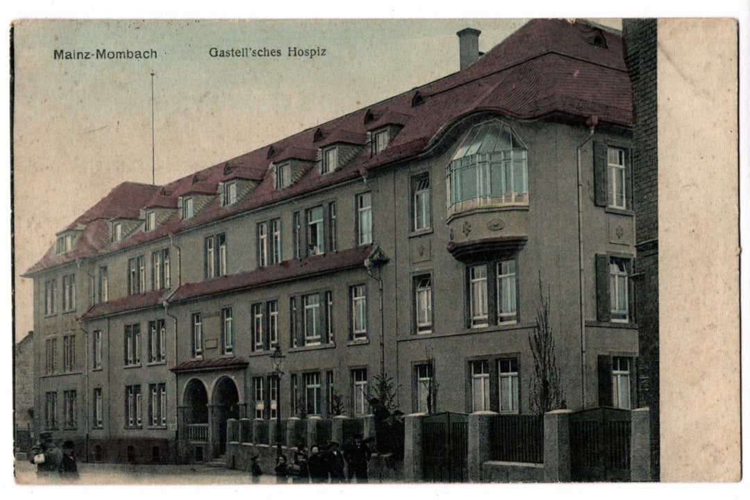 1916 Gastell'sches Hospital Mainz-Mombach Germany Vintage Postcard.