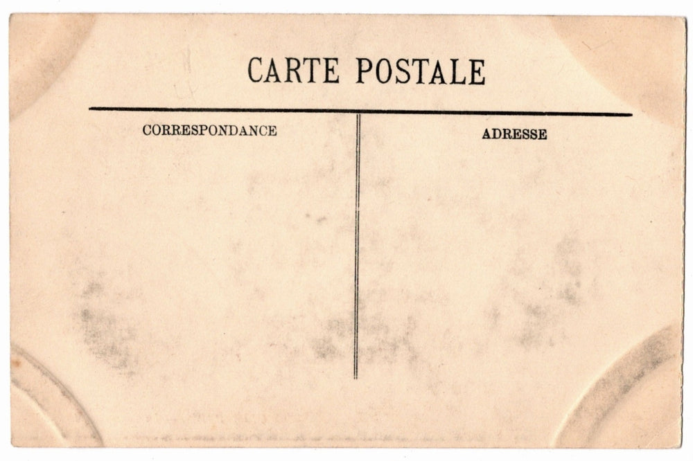 Back of a vintage postcard.