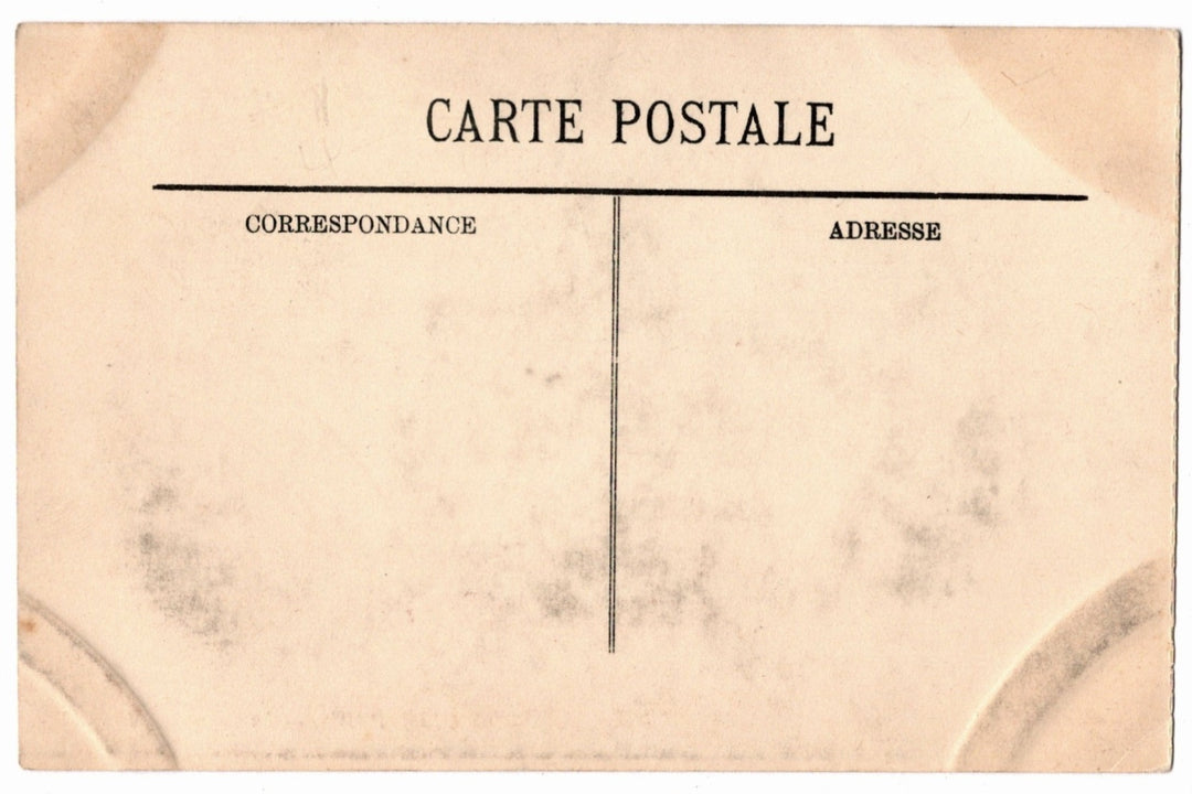 Back of a vintage postcard.