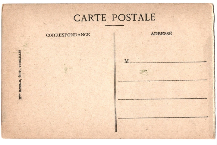 Back of a vintage postcard.