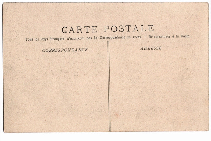 Back of a vintage postcard.