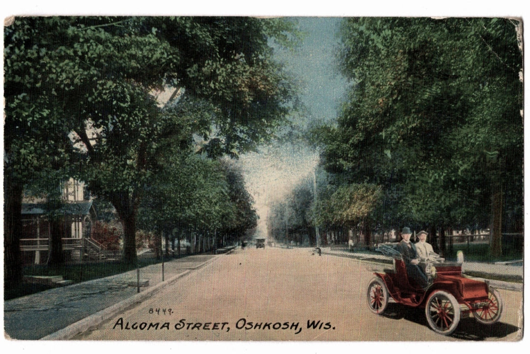 1904 Algoma Street Oshkosh WI Postcard.