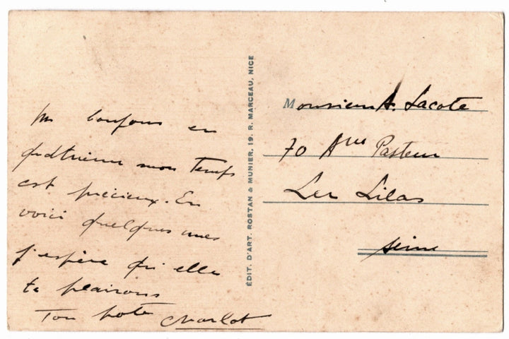 Back of postcard.