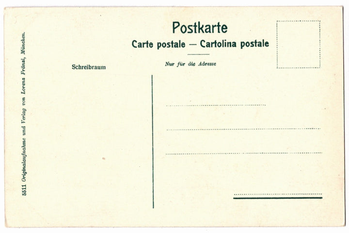 Back of a vintage postcard.
